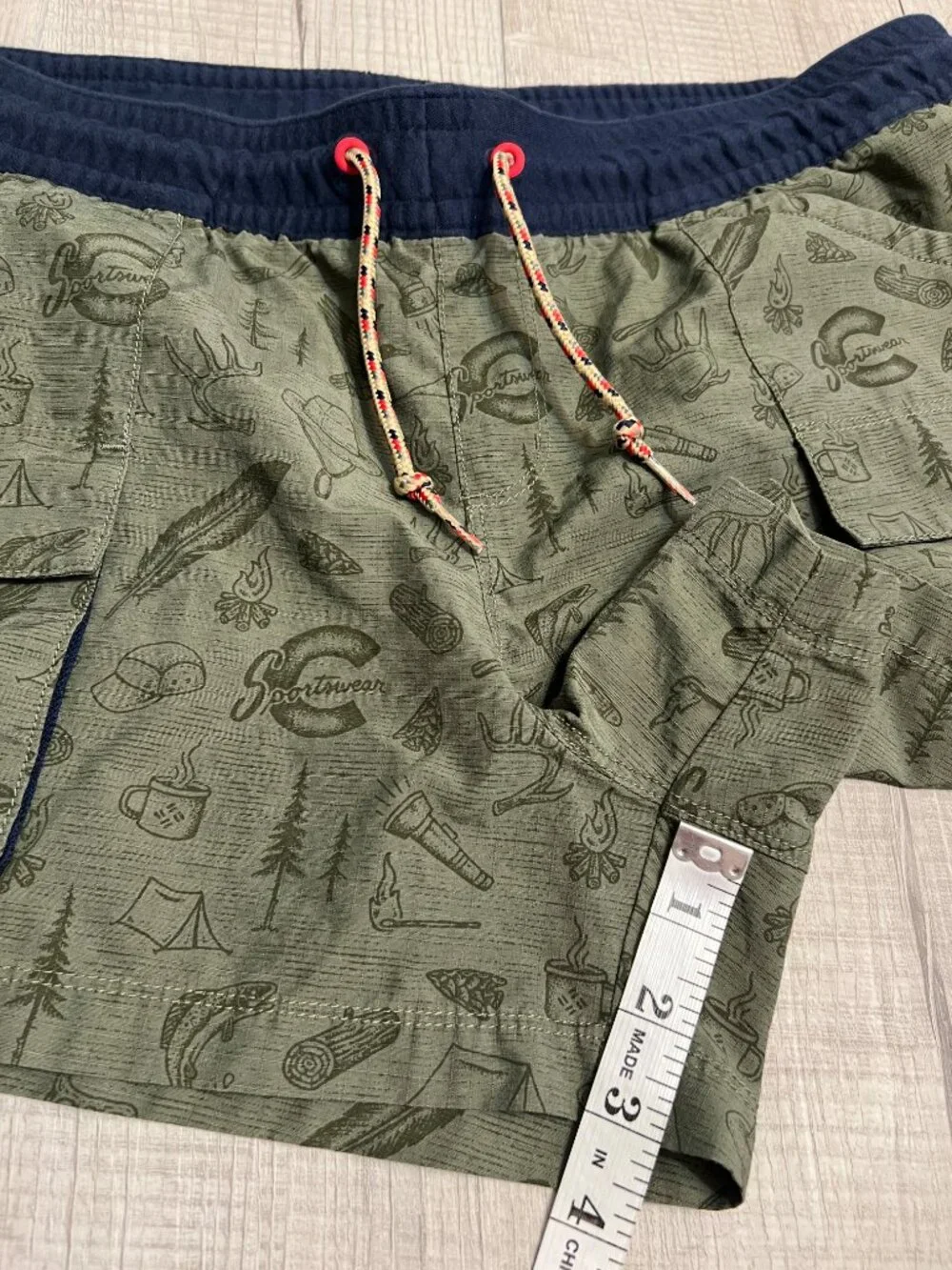 Columbia Sportswear Outdoor Shorts Large Green Camping Gorpcore Hiking Utility